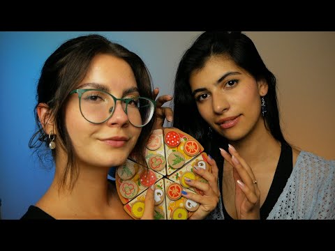 ASMR • skup się i wykonuj NASZE polecenia ☝🏻 (collab z Evening Star ASMR ✨) ear-to-ear twin triggers