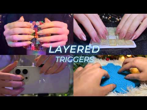 ASMR Layered Triggers Overload | Multi-Sound Bliss🤤(No talking,No mouth sounds)