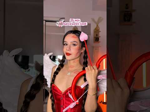 💘 Cupid makeup tutorial for Halloween 🎃 Just in 15 minutes! #halloween #halloweencostume #love