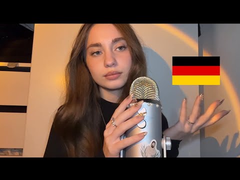 ASMR German Trigger Words🇩🇪 (close up whispers)