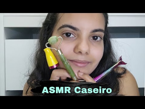 ASMR CASEIRO - Tapping na tela, Sons de boca, Pincel na tela