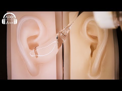 [ASMR] 撮影時にマイクが壊れたしん… ジェルを使った👂マッサージの音