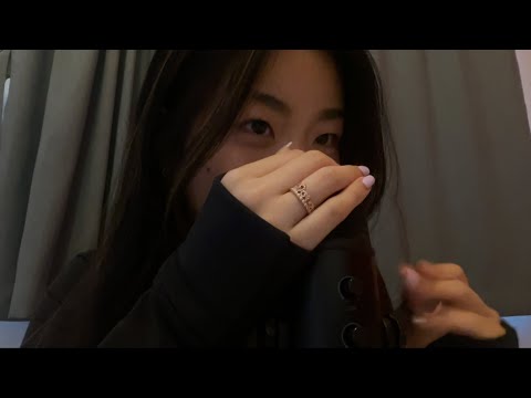 ASMR mouth sounds + hand sounds