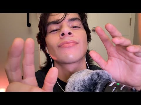 ASMR Gentle Mouth Sounds and Hand Movements