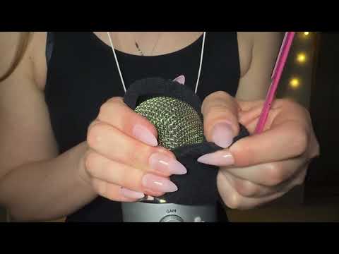 I destroyed my mic cover (ASMR)