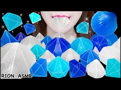 【ASMR】【咀嚼音 】琥珀糖*食べられる宝石*CRYSTAL KOHAKUTO*JEWEL CANDY*코하쿠토 먹방 食べる音 EATINGSOUNDS NOTALKING JELLY BALL