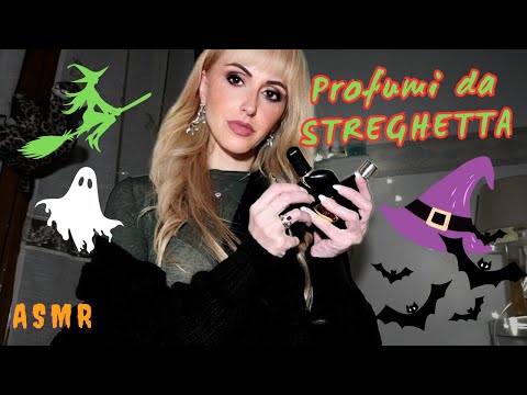 PROFUMI da StReGheTTa🧙🏼‍♀️👻🎃La mia SeLeZioNe DeSiGneR~{ASMR ITA 🇮🇹} #halloween 