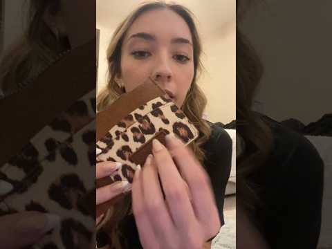 unboxing wrangler wallet asmr 🐆🤠#lofiasmr
