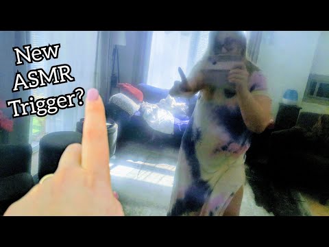 NEW 💥 Experimental ASMR (tracing myself, tracing what's behind me, mirrored tracing)