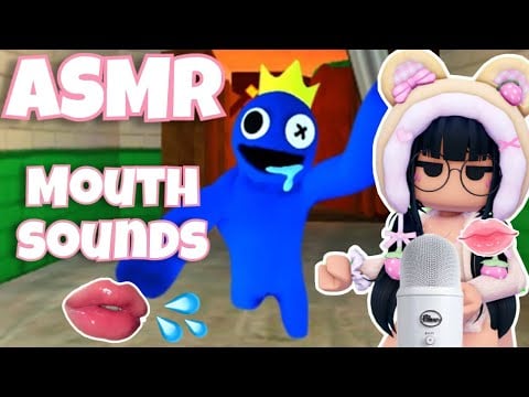asmr roblox ♡ rainbow friends! FAST and aggressive mouth sounds 👄