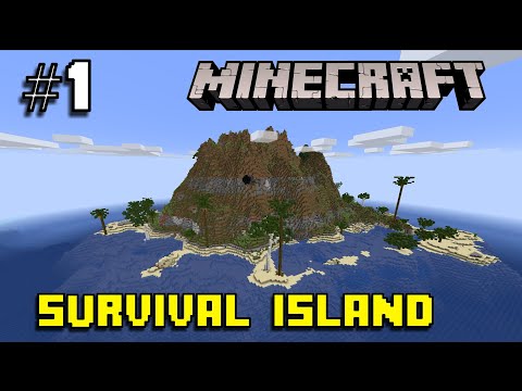 [ASMR] Minecraft Survival Island #1 - STRANDED!