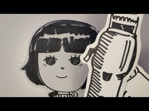 Doing Your Paper Haircut [ASMR]