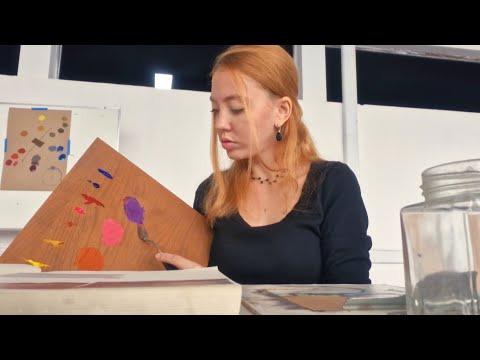 ASMR vlog na faculdade 🎨 (sussurros e sons de boca)