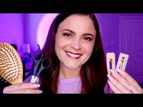 ASMR | Perfecting You For A First Date | Hair Perfecting, Eyebrows, Makeup Adjustments