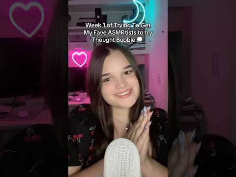 What creator do you wanna see try Thought Bubble? 💭 #asmrtriggers #asmrwhisper