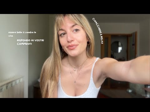 1 ORA DI ASMR 💤 rispondo ai vostri commenti (asmr ita) 