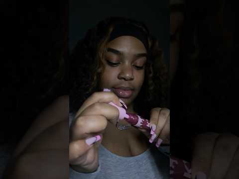 lip gloss application ❤️‍🔥 #asmr #lipgloss #lipglossaddiction #lipglossasmr #gloss #shorts