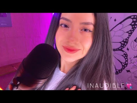 Inaudible + tapping 💘 | Golpecitos relajantes | Andrea ASMR 🦋