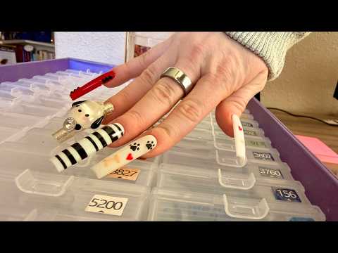 build up tapping asmr on books & more fast tapping