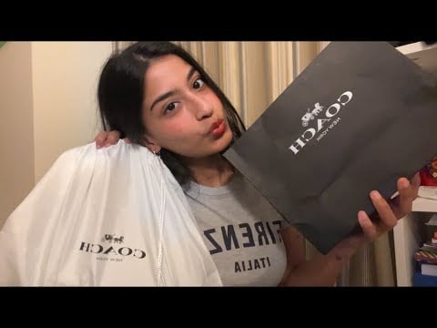 ASMR Unboxing Coach Bag!