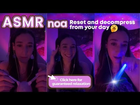 Affirmations, Energy Rain, Whispers+ | OVER 4 HOURS of ASMR for anxiety relief 💕| live #226