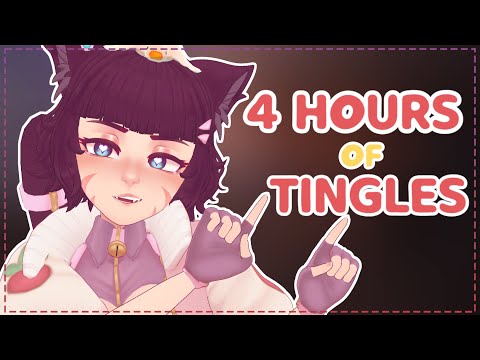 [ASMR] 4 Hours of Intense & Relaxing Tingles to Sleep to 🐾