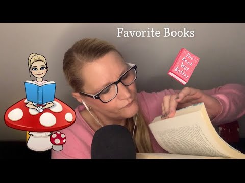 [ASMR] deutsch/german Büchervorstellung-Lieblingsbücher - Whispering-ich flüstere dich in den Schlaf