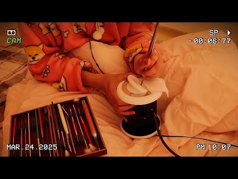 ASMR 저는 귀청소 썩.은.물 입니다 ㅎ 드루오세요!!  (노토킹)