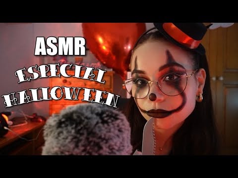 UN PAYASO TE HACE ASMR🤡😴 | ASMR ROLEPLAY ESPECIAL HALLOWEEN🎃 ASMR en español para dormir | Pandasmr