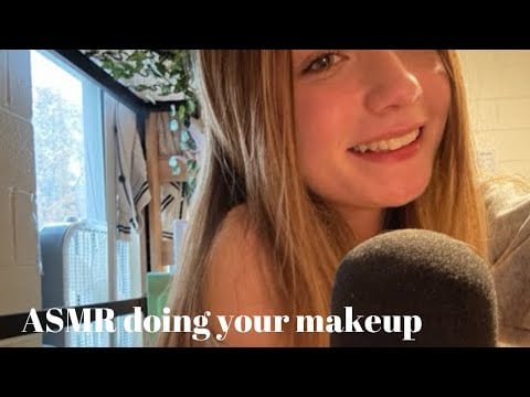 ASMR doing your makeup! (personal attention)