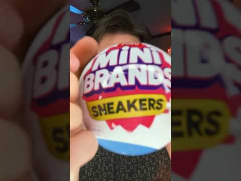 Unboxing Mini-Brands Sneakers Part 5 #asmr #unboxing #asmrshorts #raeasmr #minibrands #crinkles