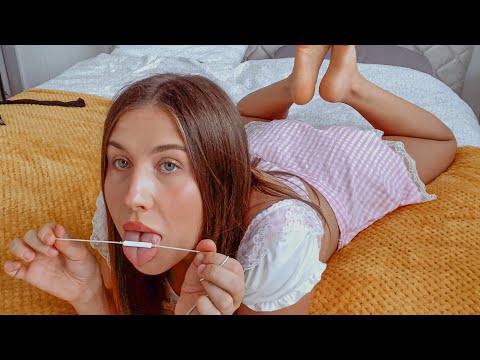 ASMR Delicate & Sensitive Mouth Sounds Licking Sounds