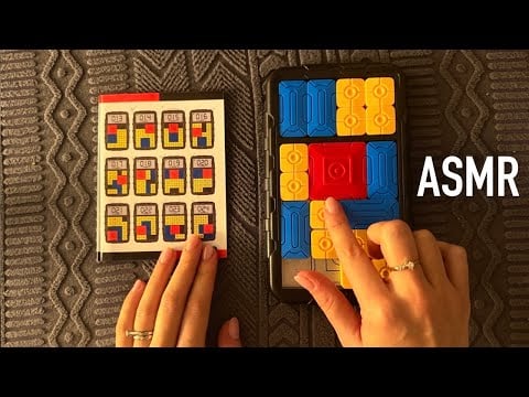 😴ASMR - Super relaxing sliding puzzle 🧩(2)- Clicky Whispers