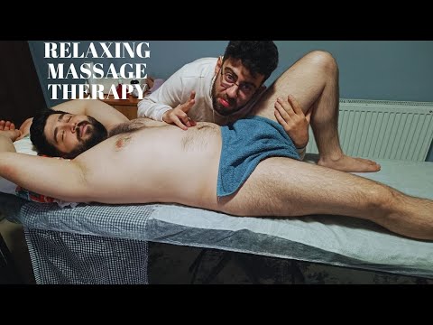 ASMR AFTER SPORTS WHOLE BODY DEEP RELAXING TURKISH MASSAGE - CHEST,LEG,BACK,FEET,BELLY,ARM MASSAGE