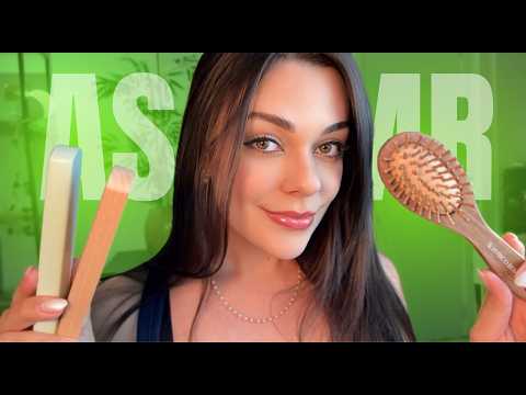 ASMR: Amiga Mexe No Seu Cabelo Com Produtos De Madeira 🪵