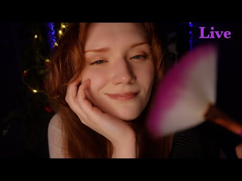 ASMR💖 Kisses, Mouth sounds,Hand movements,Spit painting, Face brushing,Skin care🥰