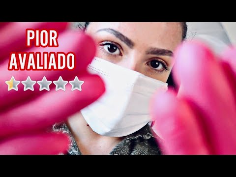 ASMR | LIMPEZA DE PELE na clínica mais barata da sua cidade