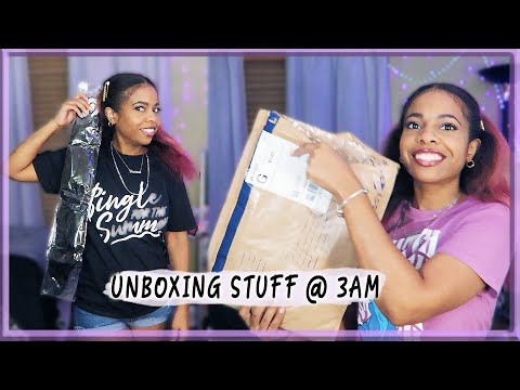 UNBOXING RANDOM STUFF AT 3AM | Amazon Finds & Other Goodies