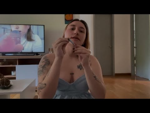 ASMR casero 💋 (spit painting😉) 👅 y más 