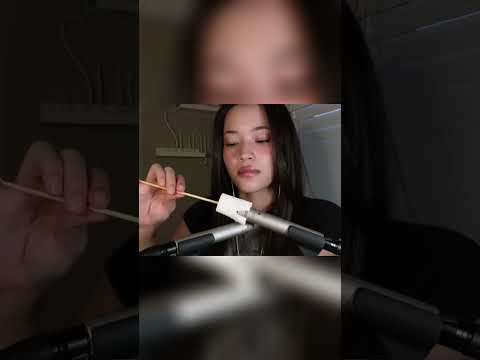 Wooden Stick Tapping ASMR for Sleep and deep ear cleaning  #shorts #asmr