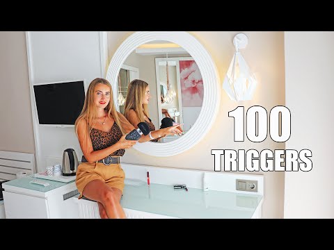 ASMR 100 TRIGGERS Bedroom & BATHROOM Hotel | АСМР 100 ТРИГГЕРОВ за 10 минут в отеле 100% УСНЕШЬ