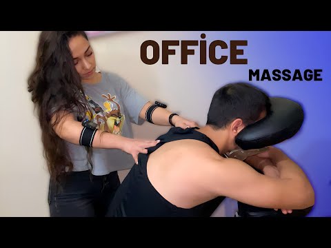 ASMR MASSAGE - HEAD,NECK,SHOULDER (OFFİCE MASSAGE)