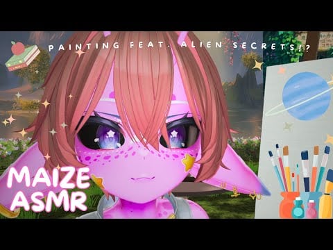 Ready to Color the Cosmos? Maize's ASMR Painting & Lore Adventure | VRChat ASMR alien lore, spectate