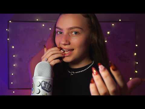 ASMR that eats down lol (nail nibbling + teeth tapping) 🍽️✨