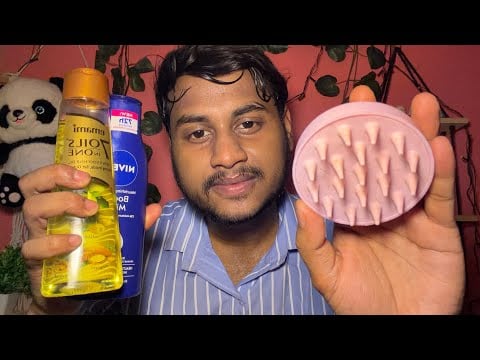 ASMR Let Me Relax Your Mind 💆 Deep Head Massage for Sleep & Stress Relief 😴