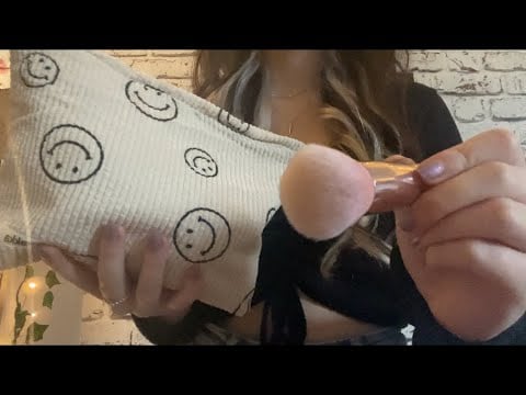 ASMR - Doing your New Year’s Eve makeup (talking, tapping, mouth sounds)