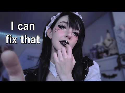 ASMR flirty Cyber Maid fixes Your System 🤍🔧 Cyberpunk Roleplay