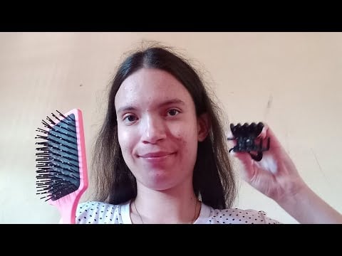 Asmr Caseiro Fazendo Trança No Seu Cabelo #asmrcaseirinho #asmrcaseiro #asmrportuguês 