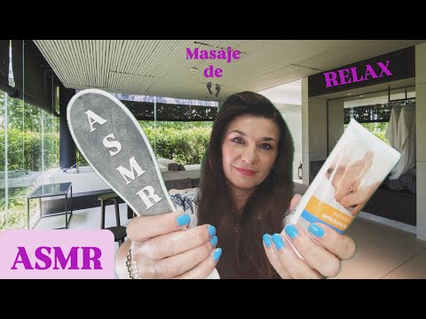 ASMR Spa✨Pedicura y masaje de 👣 pies 👣 muy relajante 🎧😴