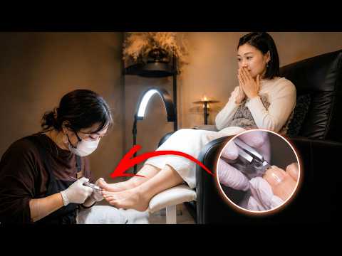 (ASMR) Japan's "Omotenashi Foot Care" – The Pedicure Experience You Need to See